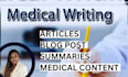 medical writing services