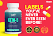 design product label, supplement label design, coffee label