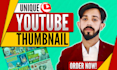 design a unique business logo and thumbnail