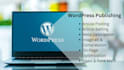 write informative blog posts and upload content on wordpress