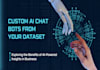 develop ai chatbot using botpress , voiceflow and chatgpt on your videos dataset