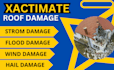 provide xactimate estimate for roof damage