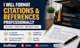 format citations and references in apa, harvard, and mla professionally