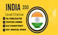 do india local citations and directory submissions