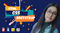 design web page using html CSS bootstrap and convert PSD to html