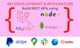 develop and integrate any API for your web application
