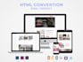 convert figma to responsive HTML, PSD to HTML, bootstrap, sass