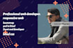 be your front end web developer using HTML CSS react js bootstrap and jquery