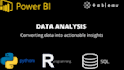 data analysis using python r sql power bi tableu