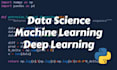 do python ai, machine learning ,deep learning and nlp projects