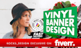 design print ready vinyl banner, signage, billboard