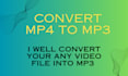 convert youtube to mp3, video  to mp3 , mp4 to mp3,