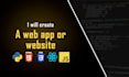 create a web app or website for you