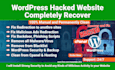 recover hacked wordpress website, remove malware and restore