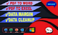 convert excel to word