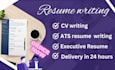 provide executive CV, ats resume, professional CV maker