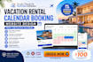 create wordpress vacation rental booking airbnb sync website