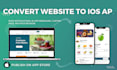 convert website to app, android app and ios app