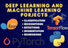 do deep learning machine learning python projects