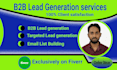 do b2b leads generation and prospect email list building