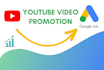 do organic youtube video promotion using google ads