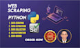 do python web scraping, data extraction, web scraper