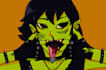 make a art for you in a grunge edgy art style