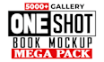create you a one shot book mockup bundle