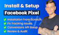 install your facebook pixel and set up conversion API