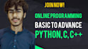 be your programming teacher from basic to advance, python teacher