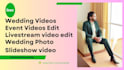 do cinematic wedding trailer, highlights video editing