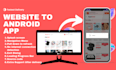 do convert website to android app with webview