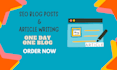 write your SEO optimized blog posts and bulk articles
