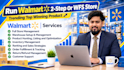 manage walmart wfs, walmart 2 step dropshipping,  VA