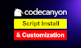 install and customize any codecanyon script