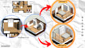 design 2d,3d space planning for your home, office to maximize space utilization