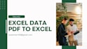 do data entry, excel data writing, copy paste, pdf to excel,
