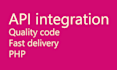 do API integration in PHP