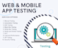 provide expert QA testing for web and mobile apps, automation and e2e testing