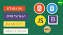develop responsive website with HTML CSS and javascript