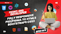be your front end developer psd figma to html5 bootstrap5 css3