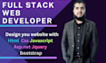 develop responsive web application using html5, js, aspdotnet, css, bootstrap