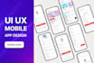 design your mobile app UI UX design