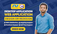 develop custom web application, software and mobile app, pos software, saas