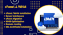 manage whm cpanel and website hosting