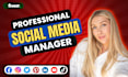 be your pro social media marketing manager instagram, tiktok content creator