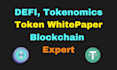 defi tokenomics developer, crypto whitepaper writer blockchain expert