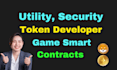 crypto game, utility token, security token, reward token developer
