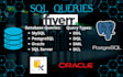 create sql, postgresql, oracle, and sql server queries for your database