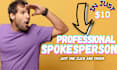 be your videos spokespersons in your language
